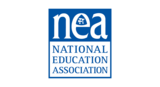 National Education Association (NEA) logo blue on white background.