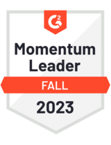 G2 Fall 2023 Momentum Leader Fundraising Badge