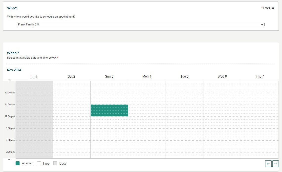 Case Management Enterprise connect scheduler