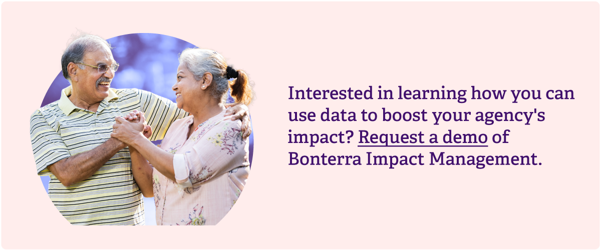 Interest in learning how you can use data to boost your agency's impact? Request a demo of Bonterra Impact Management