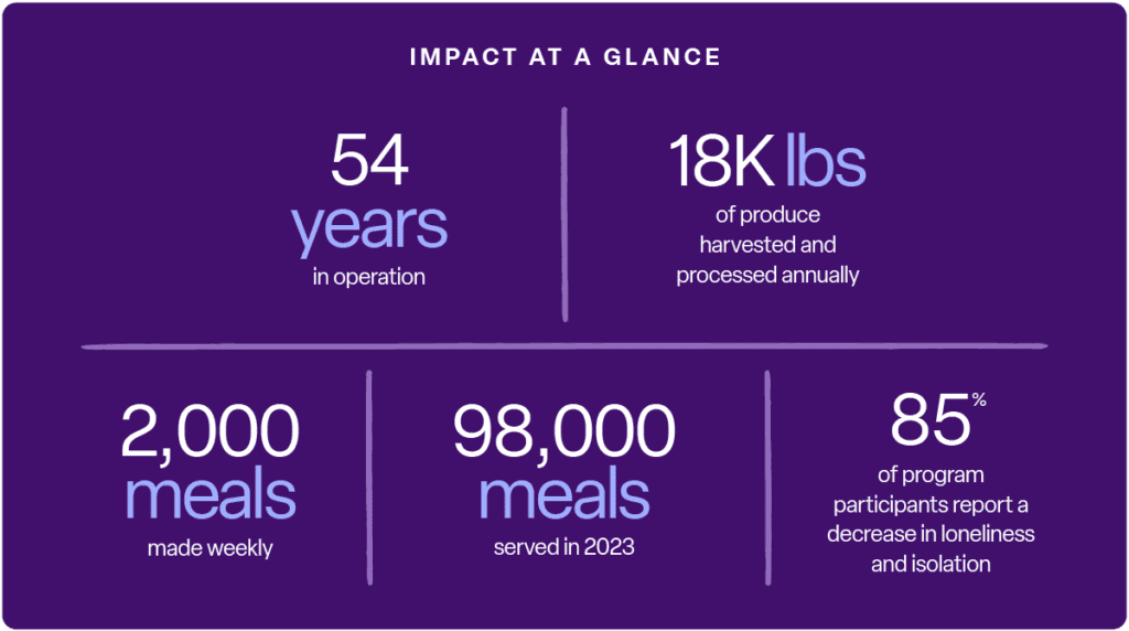 Meals on Wheels impact at a glance