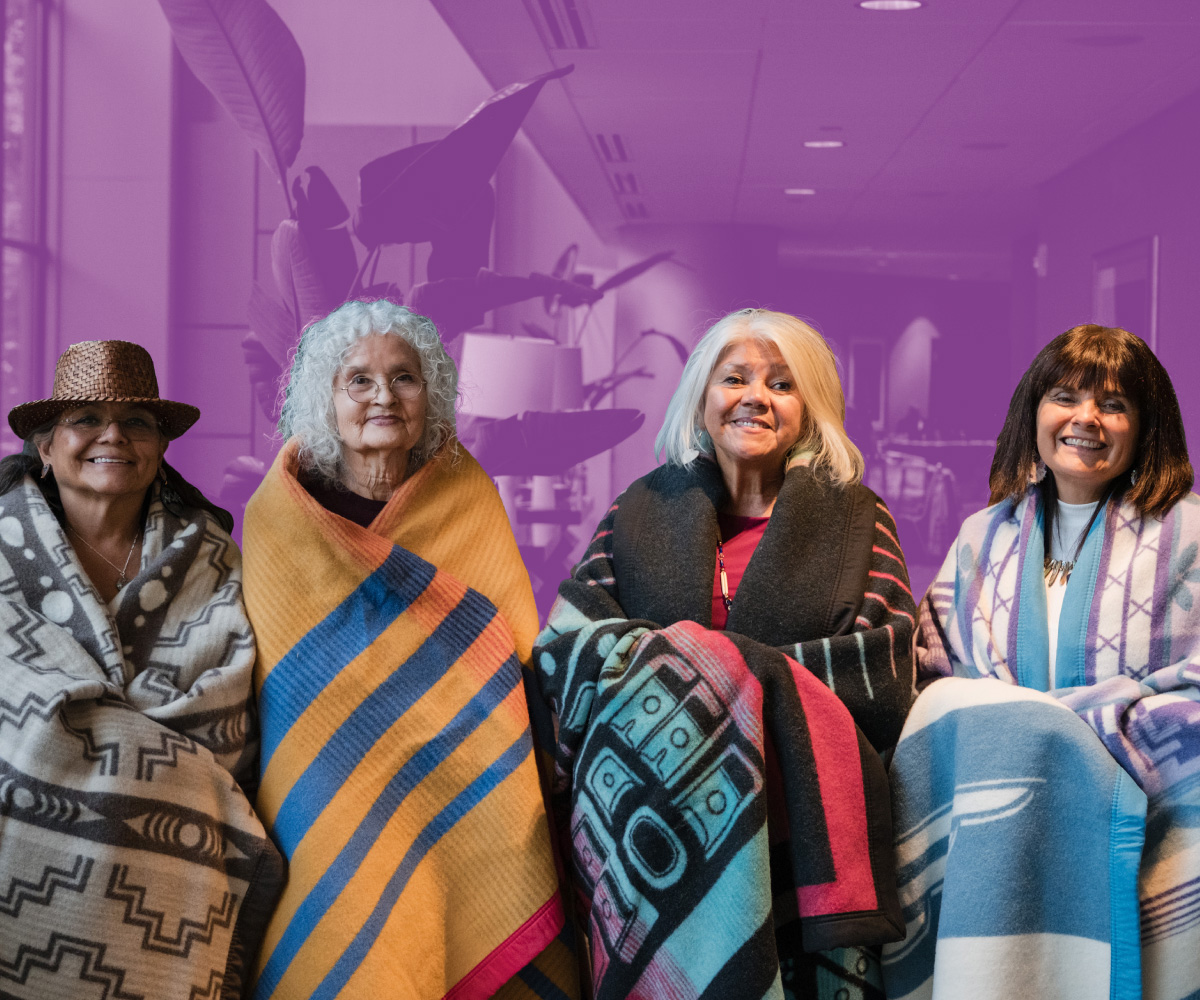 Members of the Native Action Network posing for a photo