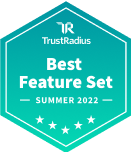 TrustRadius Best Feature Set - Summer 2022 - Apricot