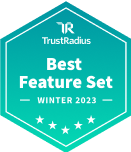 TrustRadius Best Feature Set - Winter 2022 - Apricot