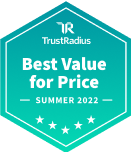 TrustRadius Best Value for Price - Summer 2022 - Apricot