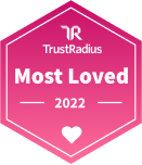 TrustRadius Most Loved - 2022 - Apricot