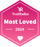 TrustRadius Most Loved - 2024 - Apricot