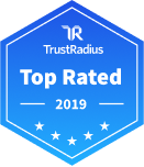 TrustRadius Top Rated - 2019 - Apricot