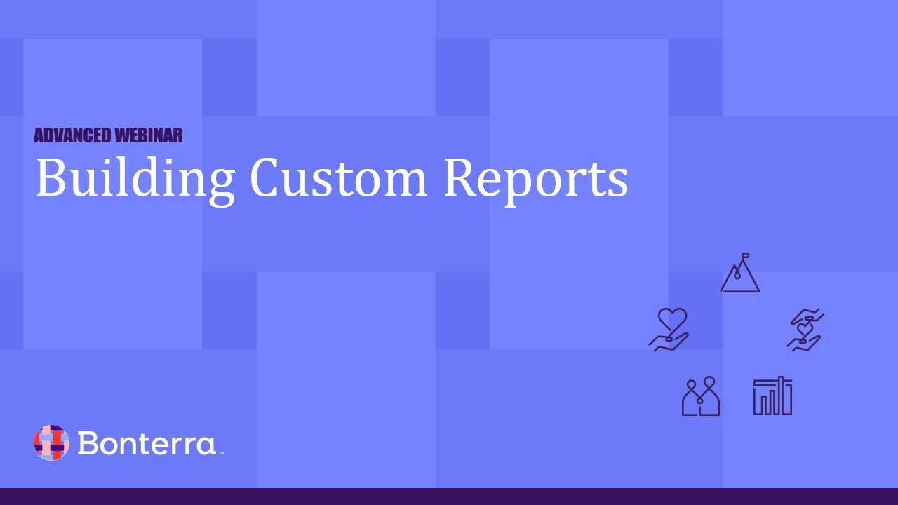 Building Custom Reports